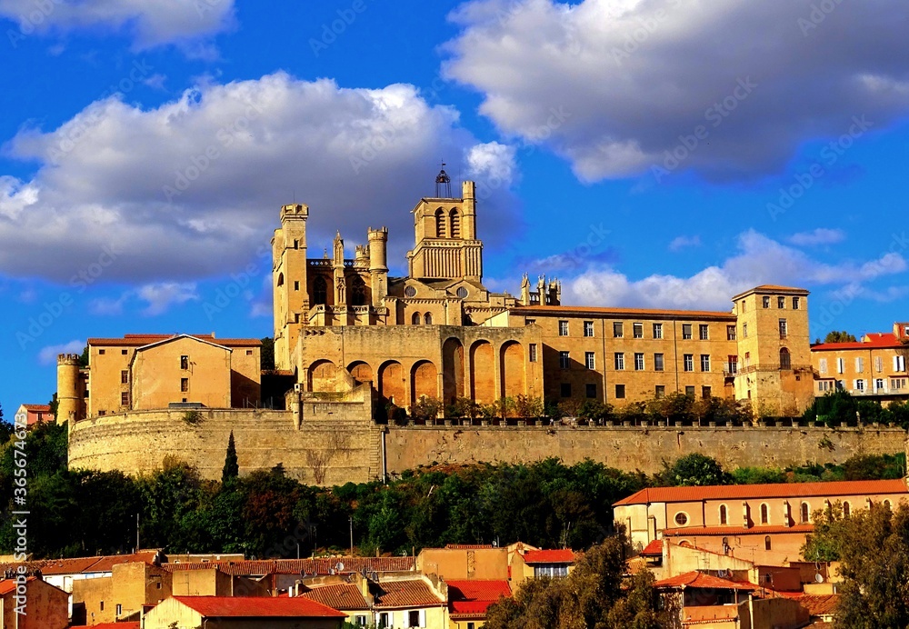 Europe, France, Occitanie region, Hérault department, city of Béziers, Saint-Nazaire Cathedral