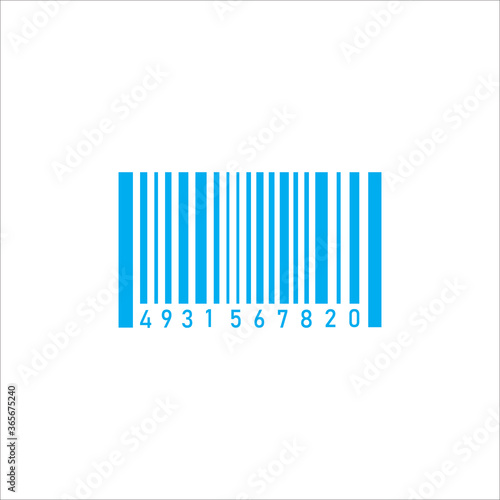Barcode icon vector
