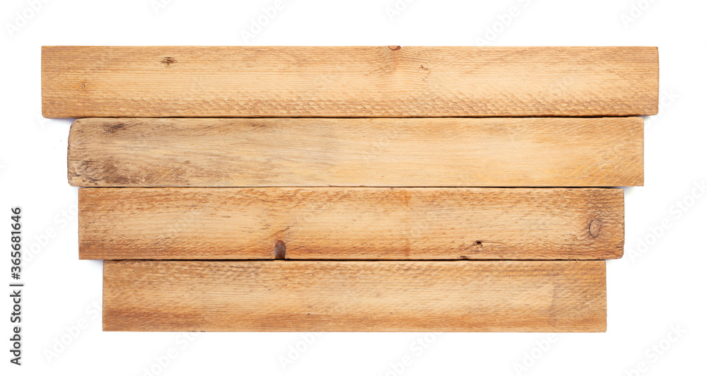 wooden board, beam or bars on white background wooden board, beam or bars on white background