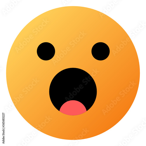 shocked face icon