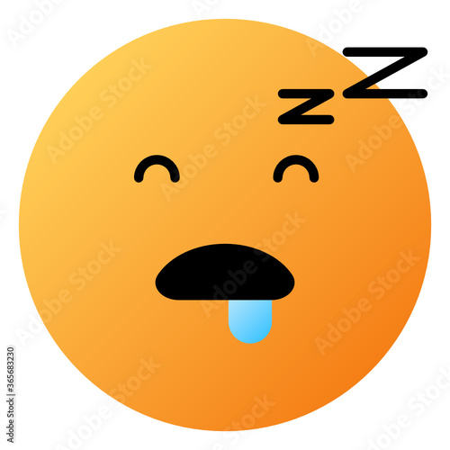sleeping face icon