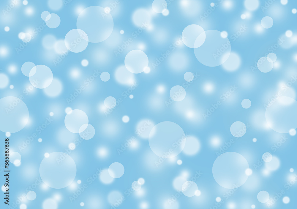 キラキラの雪の背景素材 水色 Stock Photo Adobe Stock