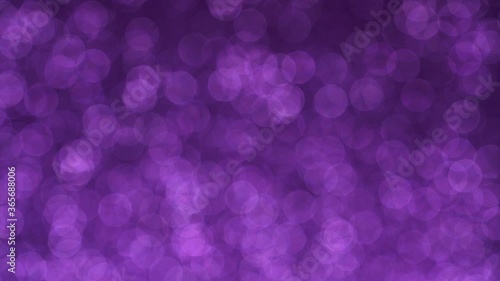 Purple and blue bokeh lights background. Moving pattern