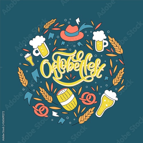 Oktoberfest handwritten lettering