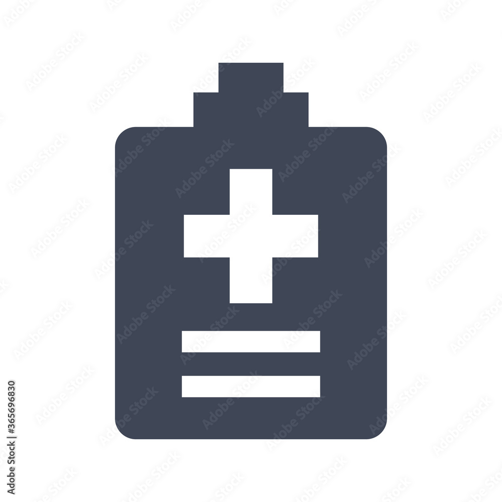 Obraz premium Medical report icon