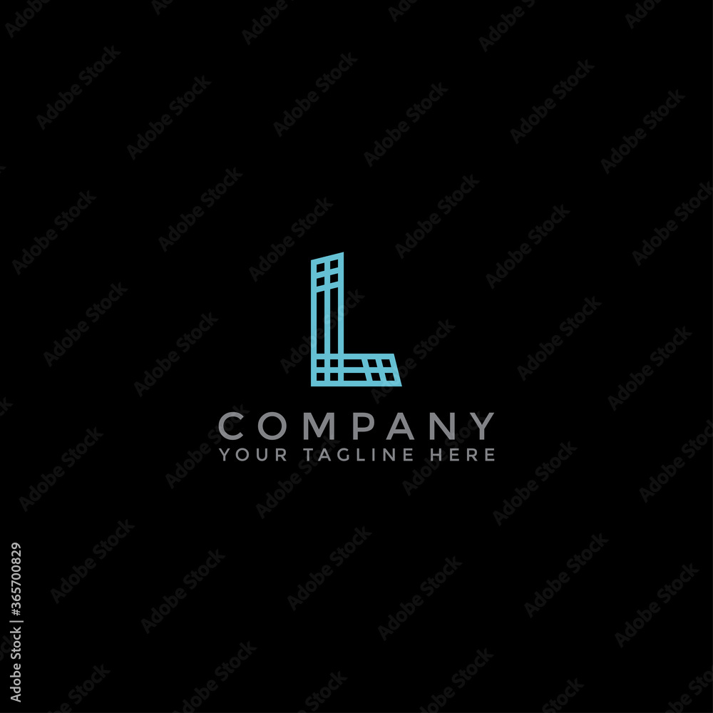 Logo Design L. Initial Letter. - Vector