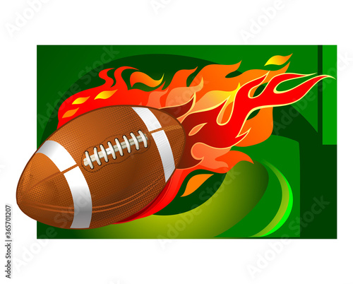 American Football fireball