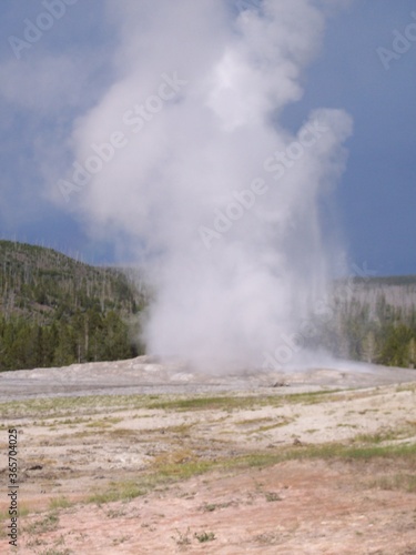 Yellowstone National Park geyser 2009 © CURTIS