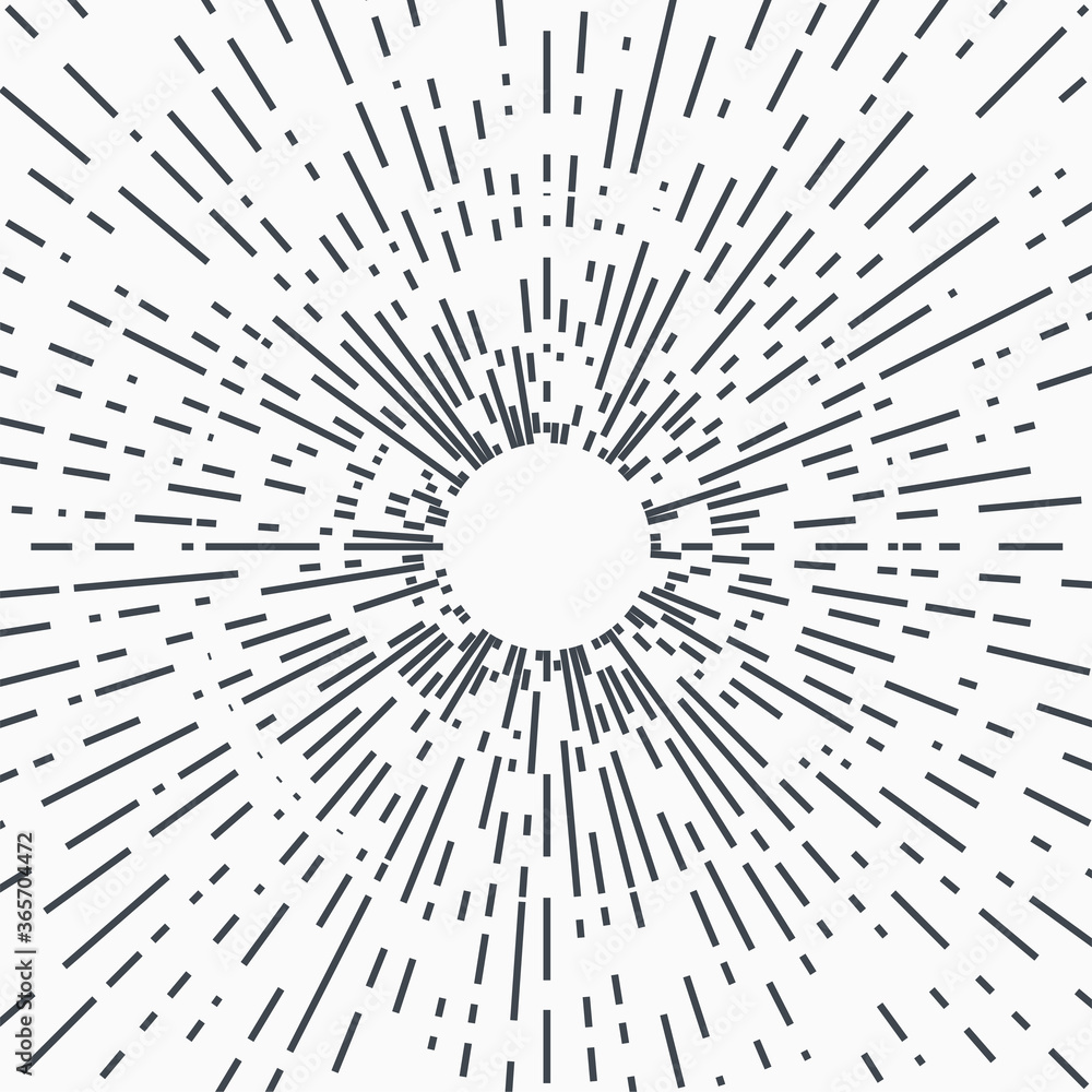 Obraz premium Star burst design element on white background