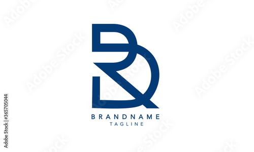 
Alphabet letters Initials Monogram logo RB, BR, R and B
