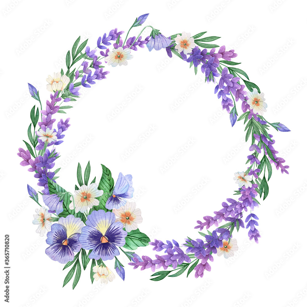 Wreath of lavender