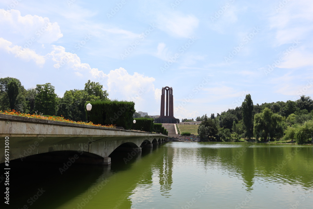 Naklejka premium Carol park in Romania