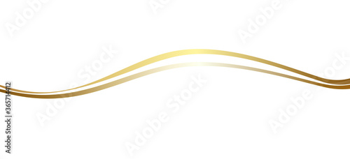 Gold Welle Wellen Band Banner Winter Weihnachten Geschenk