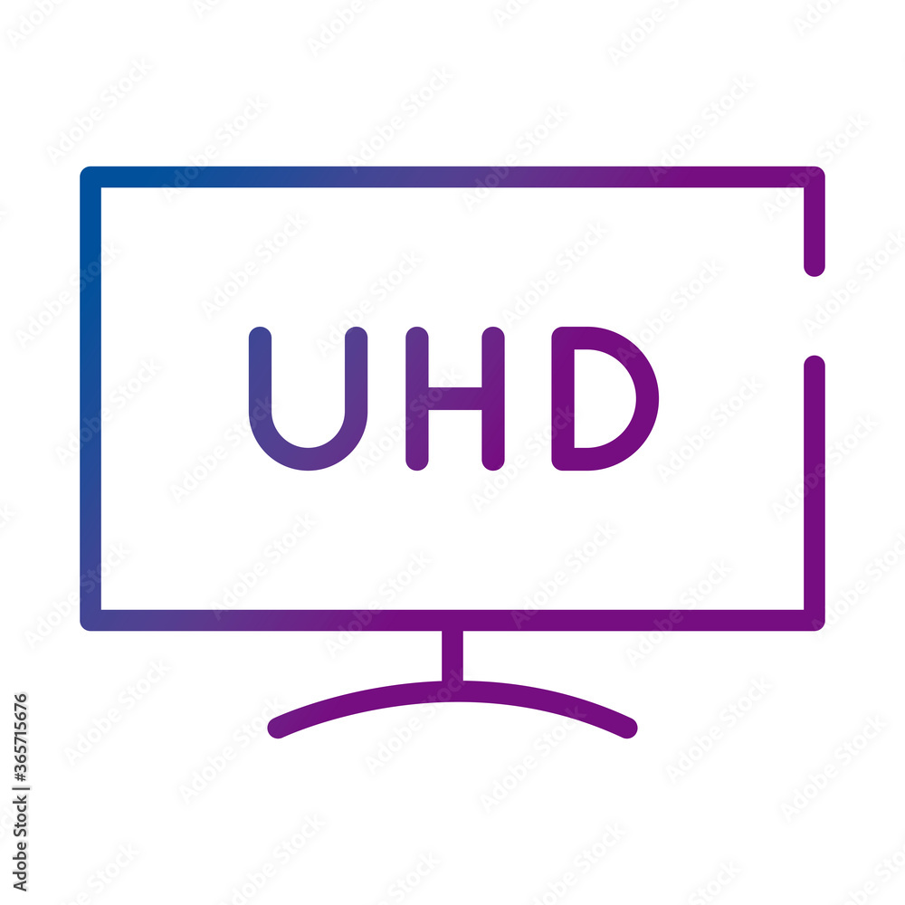 plasma tv uhd gradient style icon plasma tv uhd gradient style icon