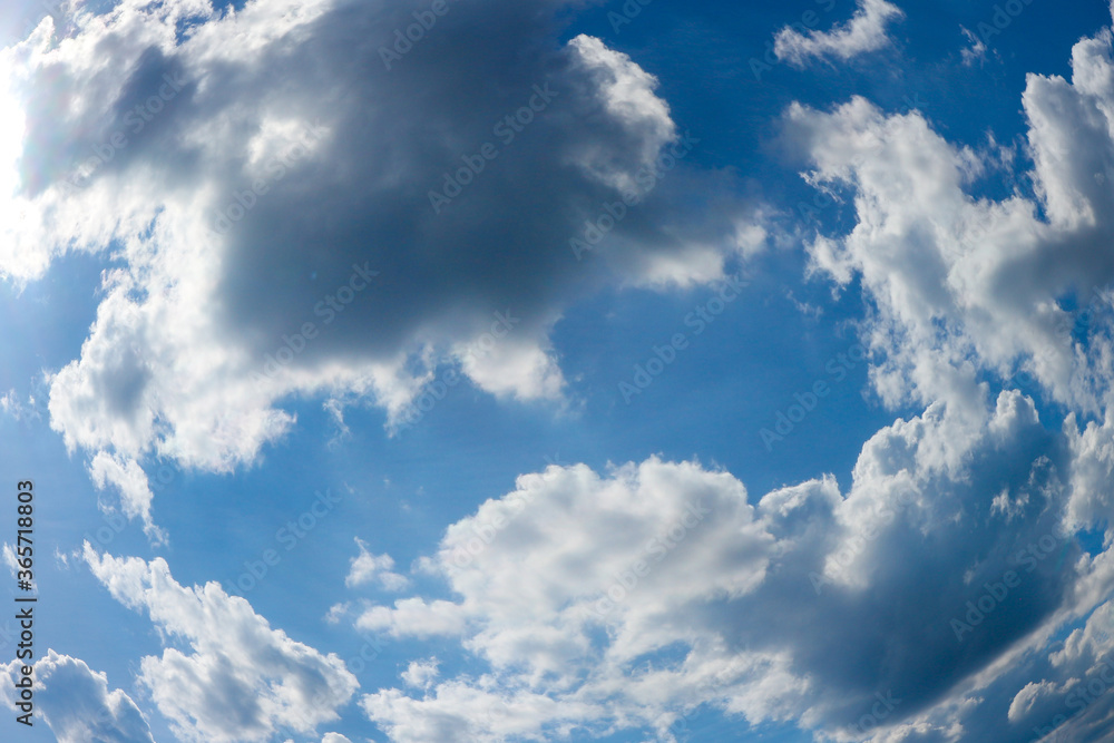 Obraz premium blue sky with clouds