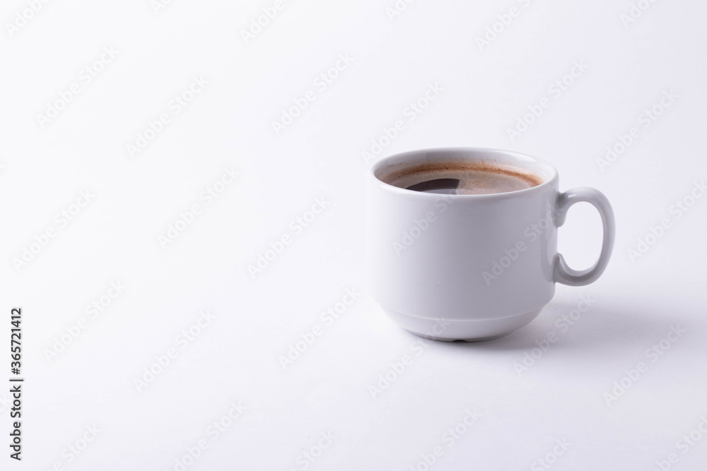 espresso in a ceramic cup espresso in a ceramic cup