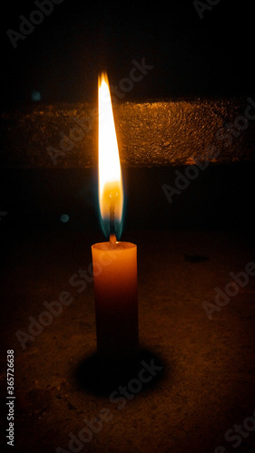 candle in the dark