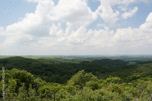 clouds over the valley