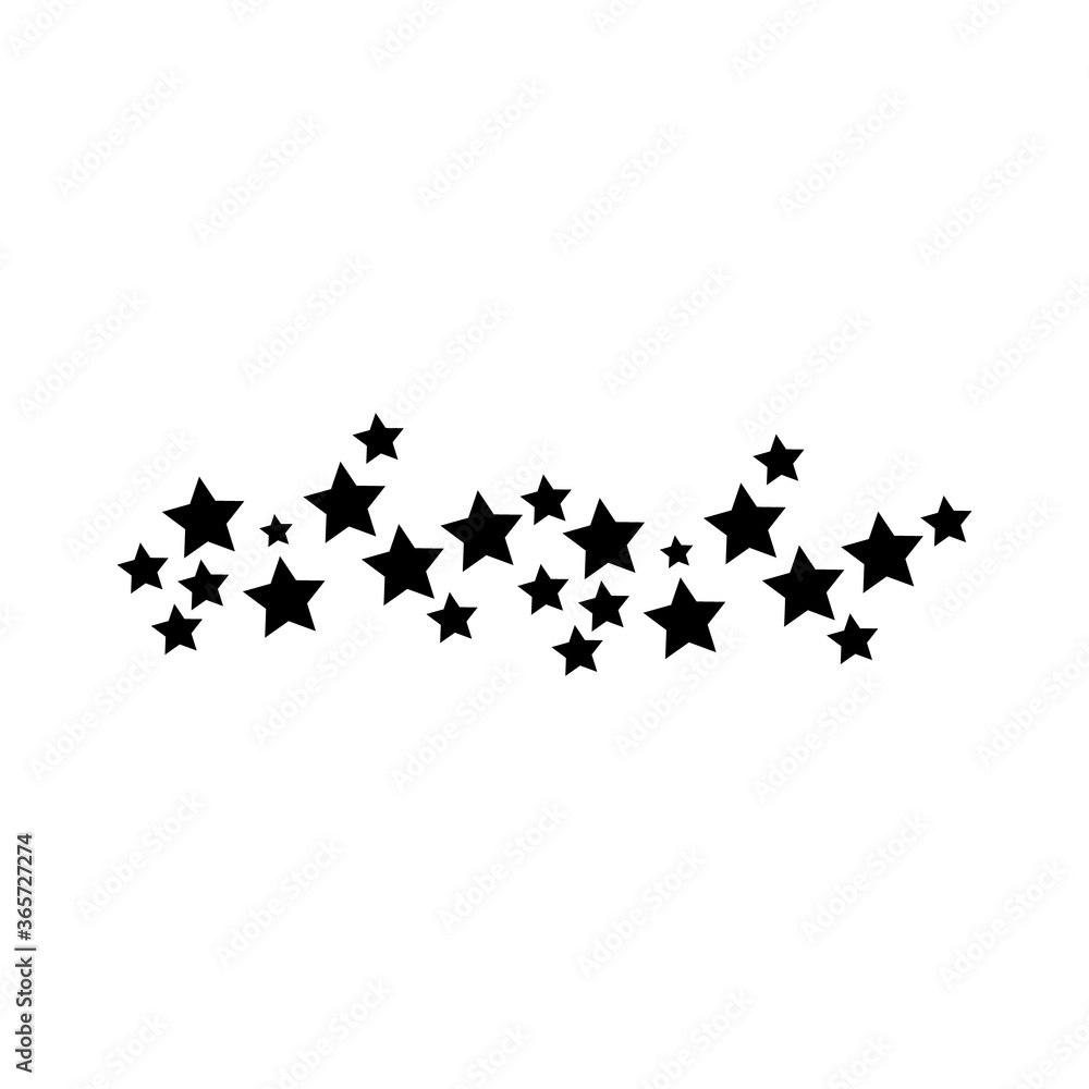 stars frame decoration silhouette style icon stars frame decoration silhouette style icon