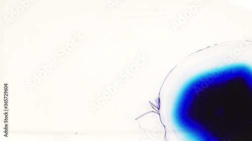 abstract blue spreading chemical background