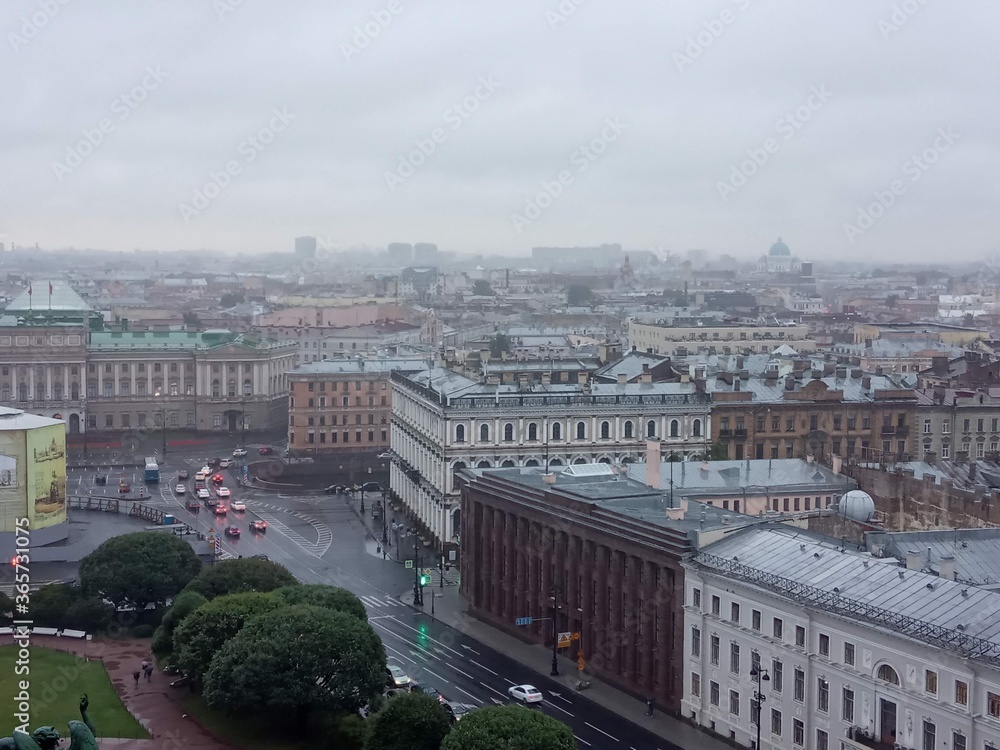 view of the city of Saint Petersburg