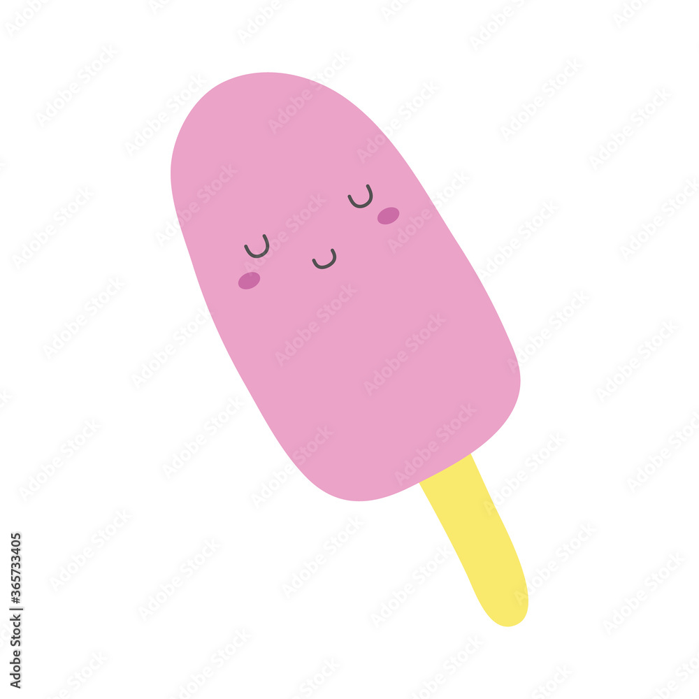 sweet ice cream in stick hand draw style sweet ice cream in stick hand draw style