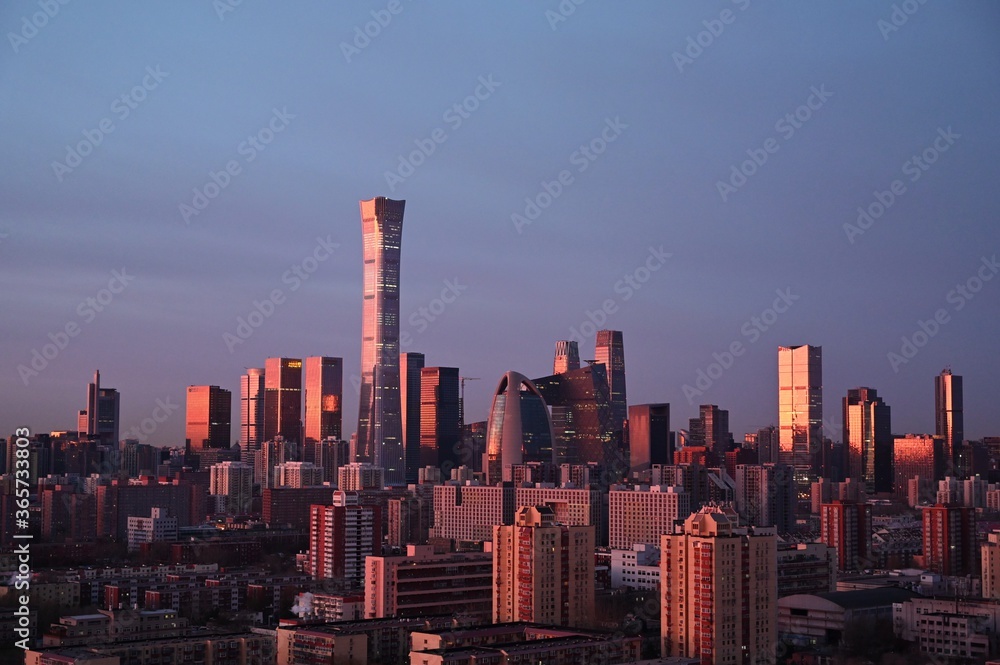 Fototapeta premium Skyline Beijing Peking