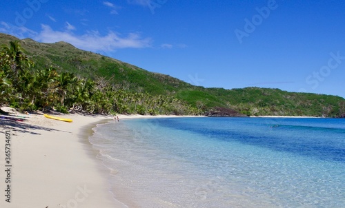 tropical beach in Naviti island, Fiji © Soldo76