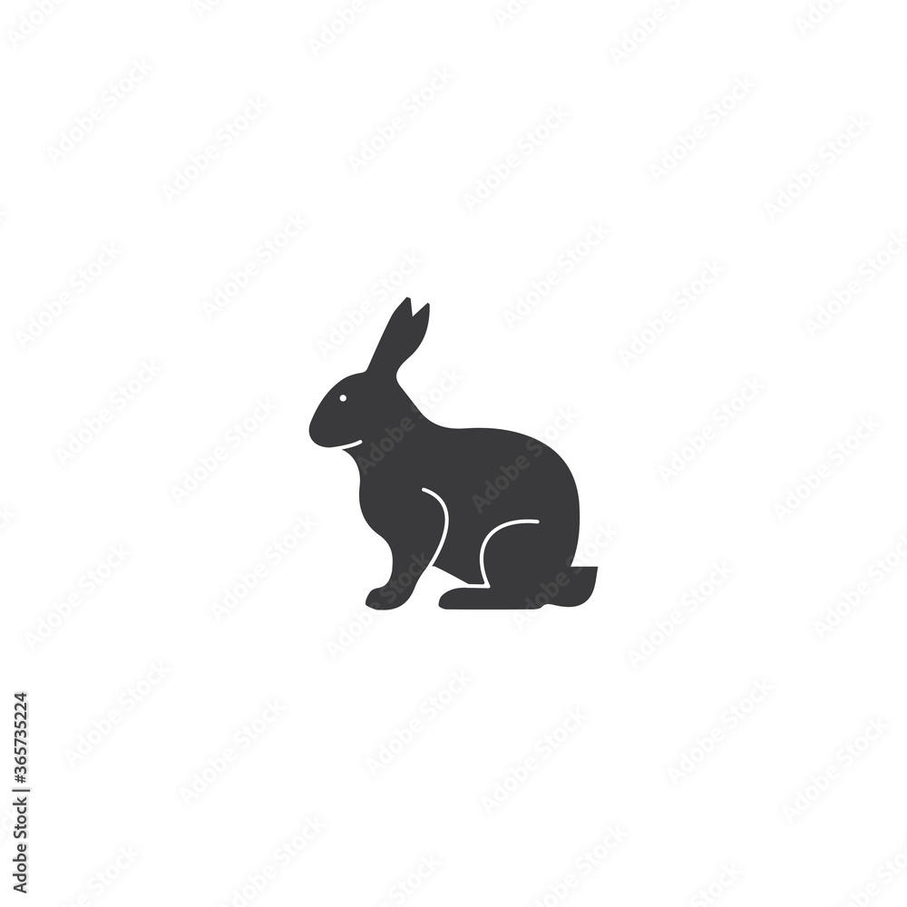 Rabbit vector icon illustration design Rabbit vector icon illustration design