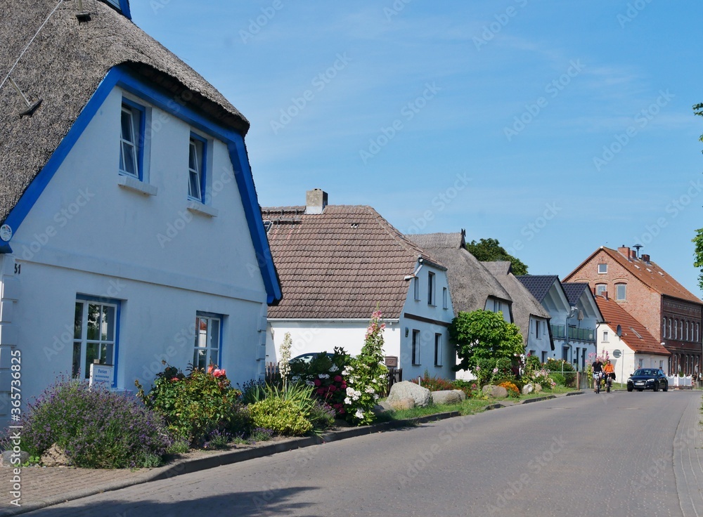 Häuser in Breege auf Rügen