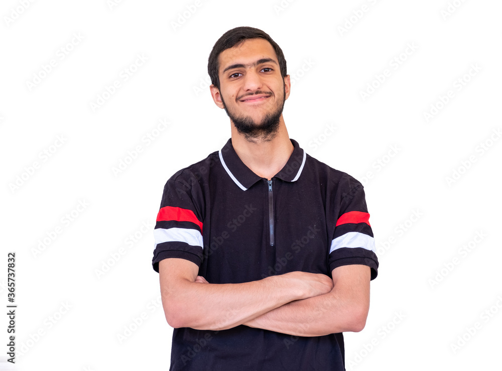 Happy arabic muslim guy smilling Happy arabic muslim guy smilling