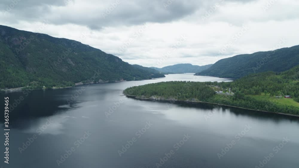 The Seljordvatnet lake in Norway The Seljordvatnet lake in Norway