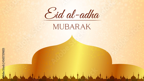 Feast of the Sacrif (Eid al-Adha Mubarak) Feast of the Sacrifice Greeting (Turkish: Kurban Bayraminiz Mübarek Olsun) Holy days of muslim community.