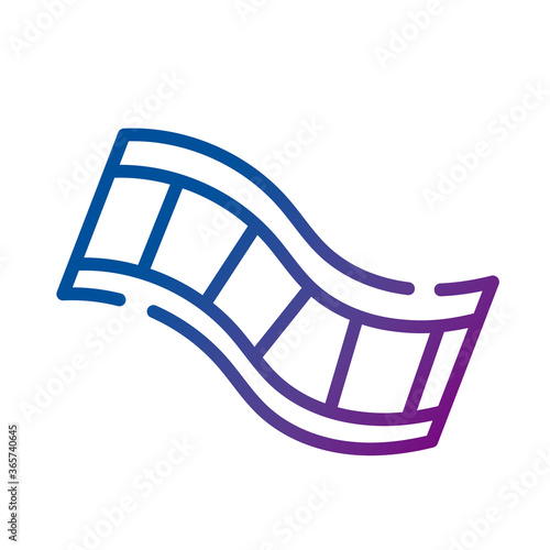 video tape record content gradient style icon