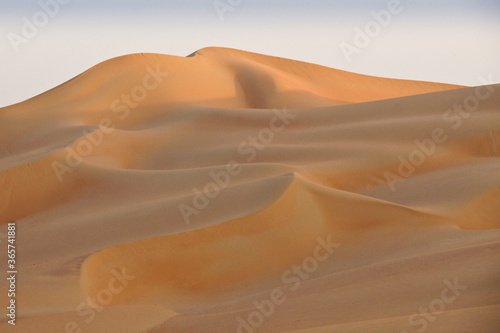 Contours of sand dunes at Liwa, Abu Dhabi, United Arab Emirates © Michele Burgess