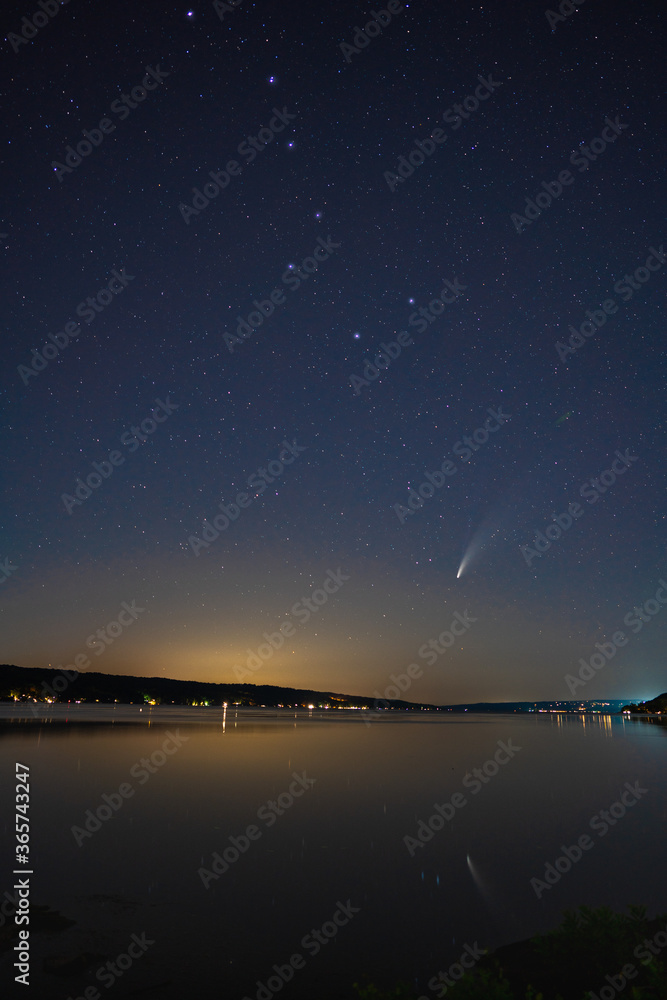 Comet Neowise with big dipper