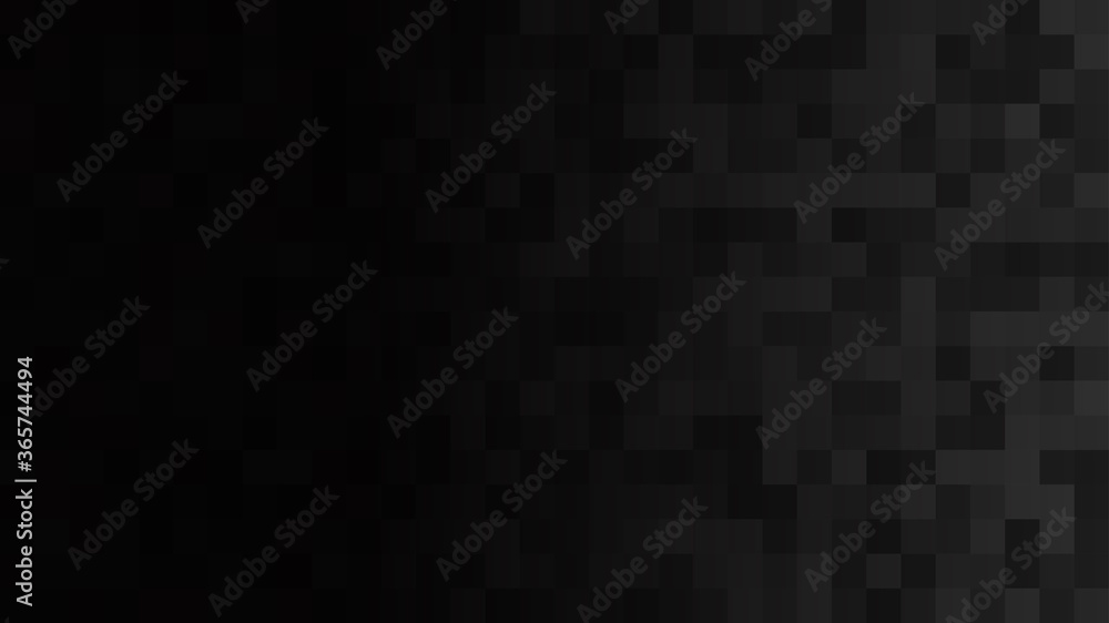 Abstract background of small squares in black and gray colors with horizontal gradient Abstract background of small squares in black and gray colors with horizontal gradient