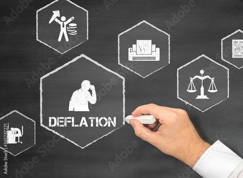 Quadro em tela deflation
