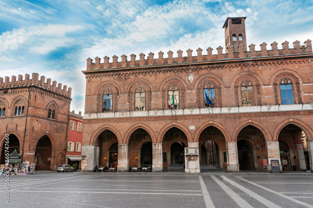Town Hall and Loggia dei Militi, Cremona. Italy