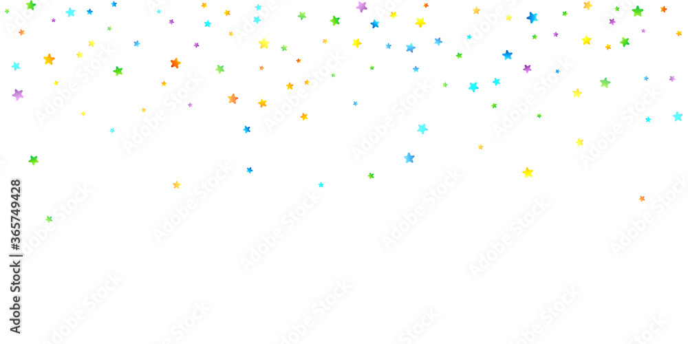Rainbow Festive Confetti. Carnival Star Falling. Rainbow Festive Confetti. Carnival Star Falling.