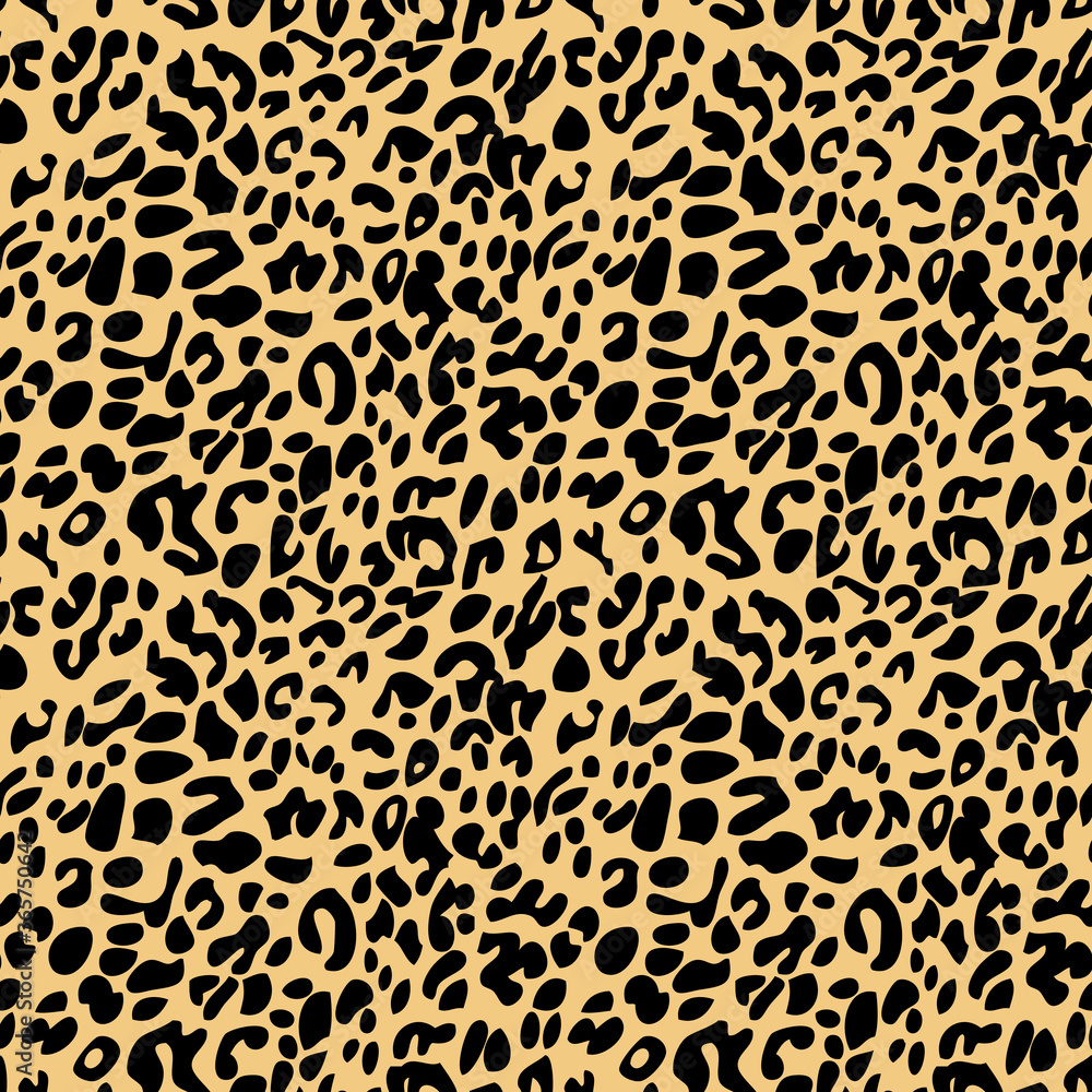 Leopard print seamless repeat pattern background Leopard print seamless repeat pattern background
