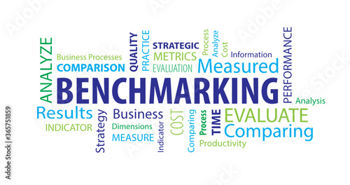 Benchmarking Word Cloud on a White Background