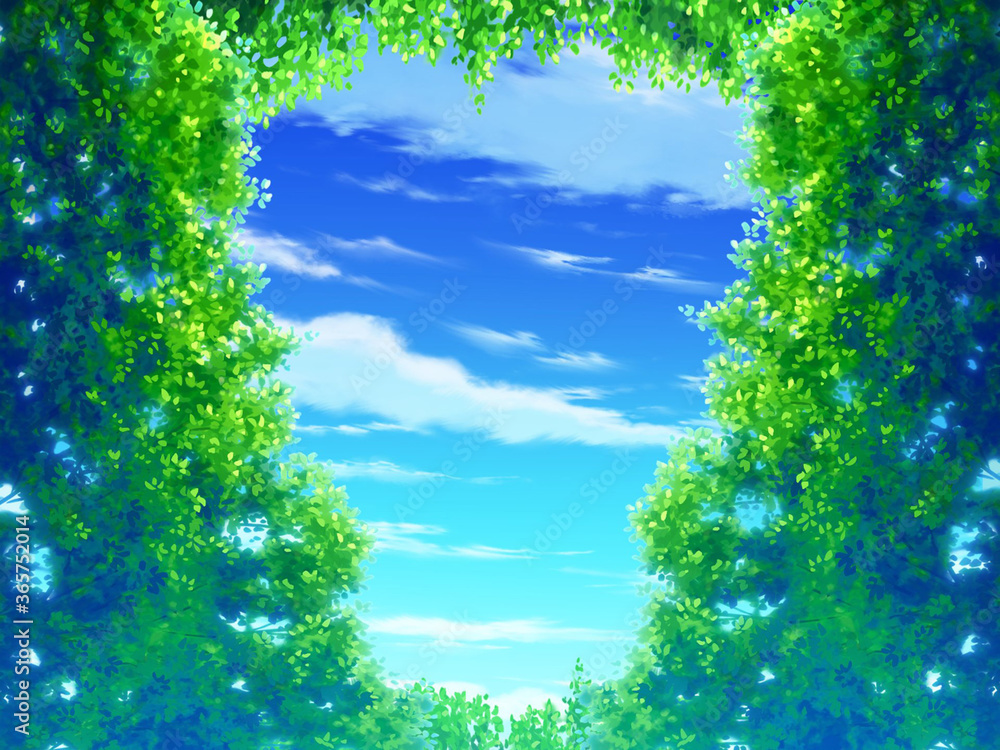 Fototapeta premium 森あおり