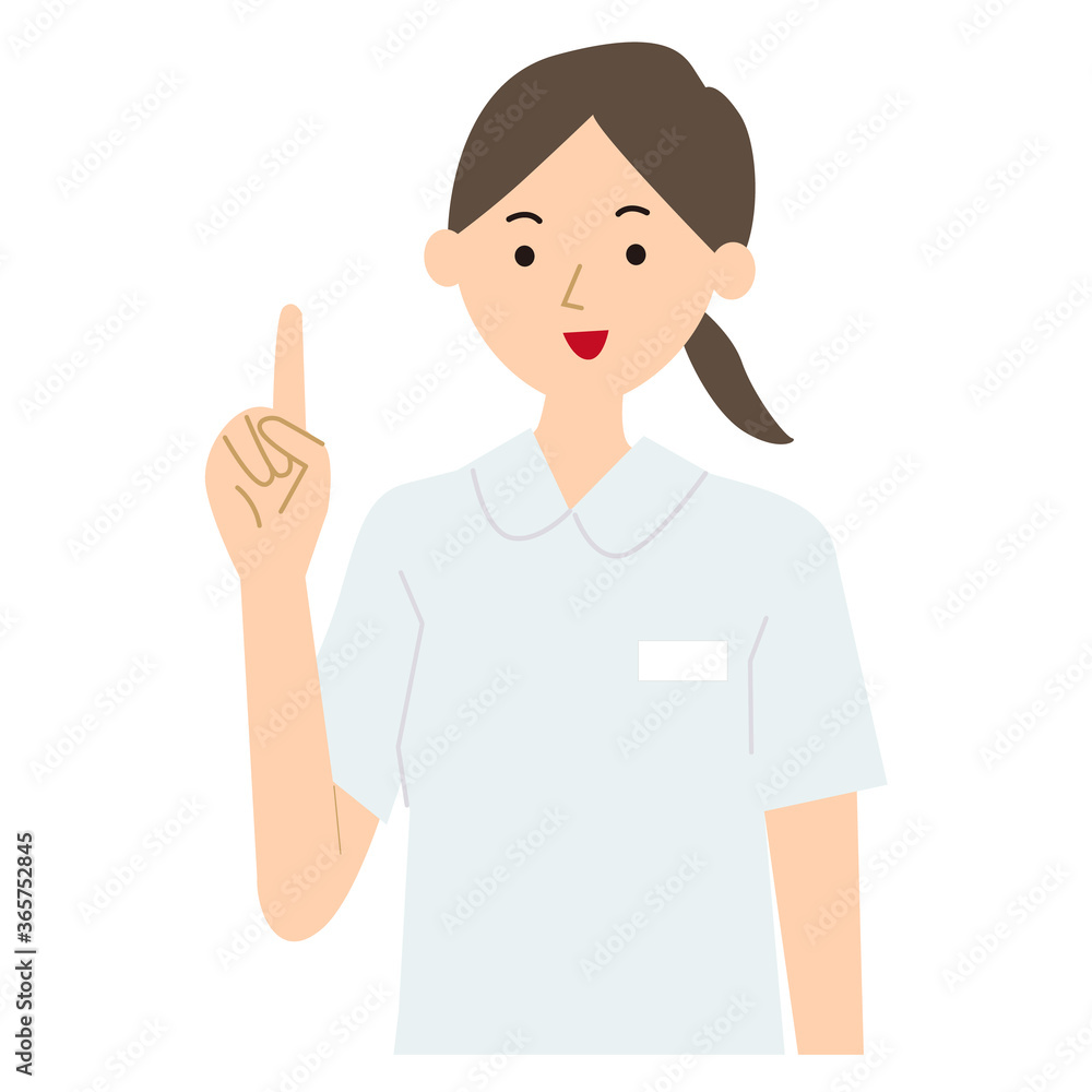 Nurse pose pattern vector illustration Nurse pose pattern vector illustration