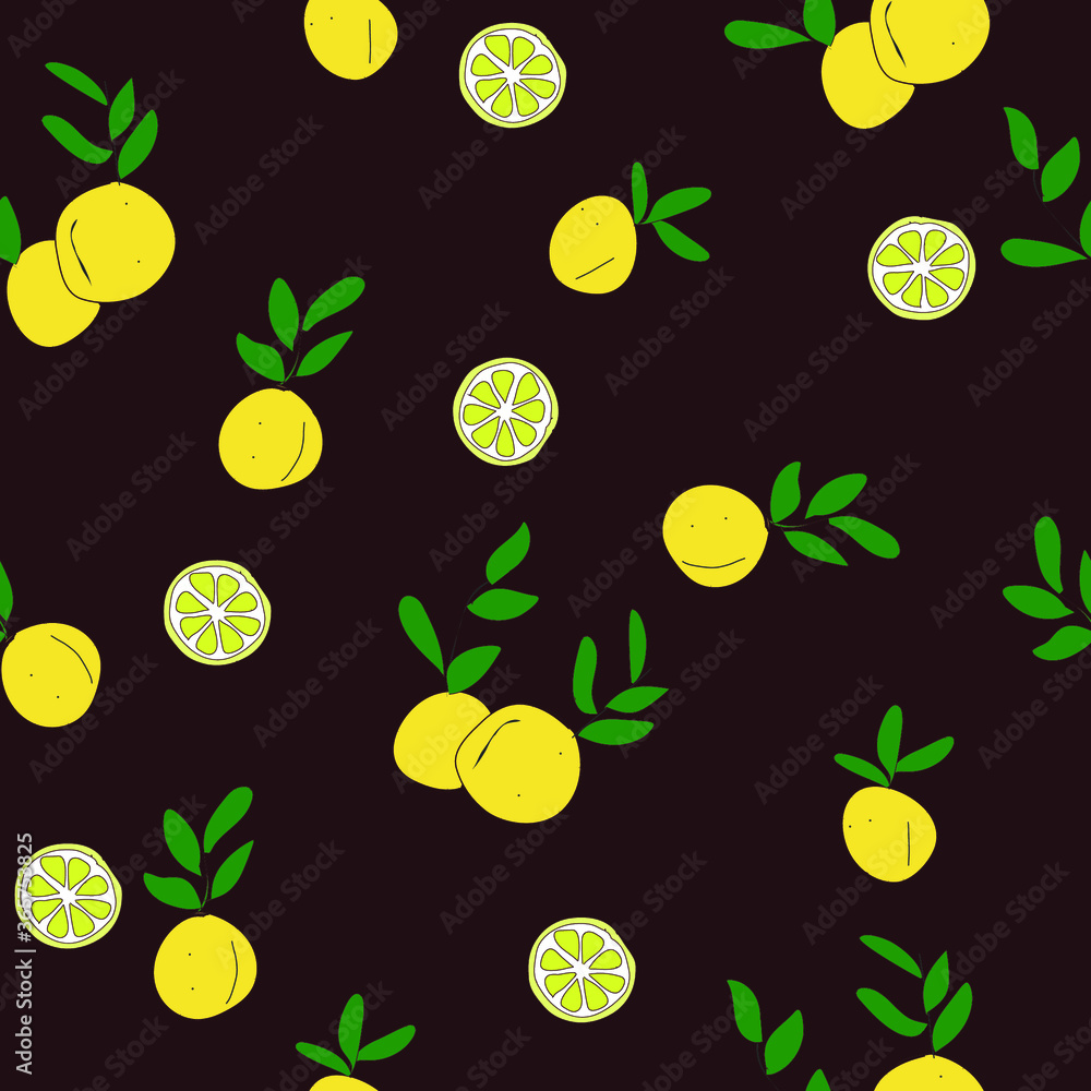 Seamless Vector lemon on maroon background Pattern. Great for Fabrics, Scrap booking, bullet journal, textiles, blankets, pillows, cover, Seamless Vector lemon on maroon background Pattern. Great for Fabrics, Scrap booking, bullet journal, textiles, blankets, pillows, cover,