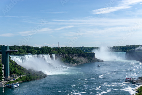 Niagara Falls, one of the world's three most spectacular waterfalls