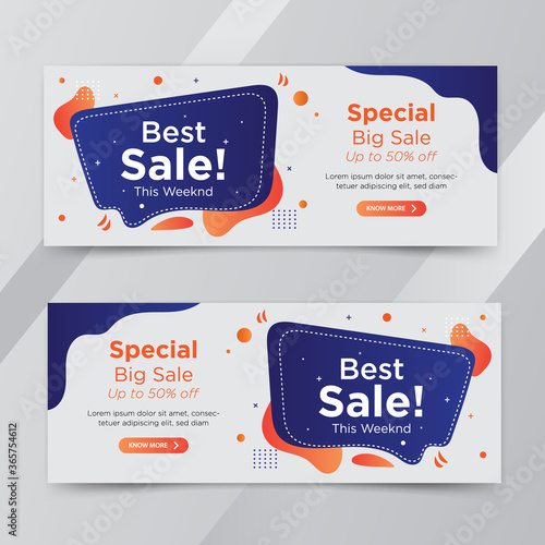 Best sale  web banner templates for social media  	
