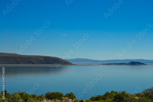 lake and mountains