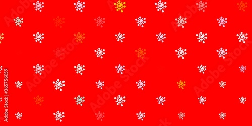 Light Multicolor vector texture with disease symbols.