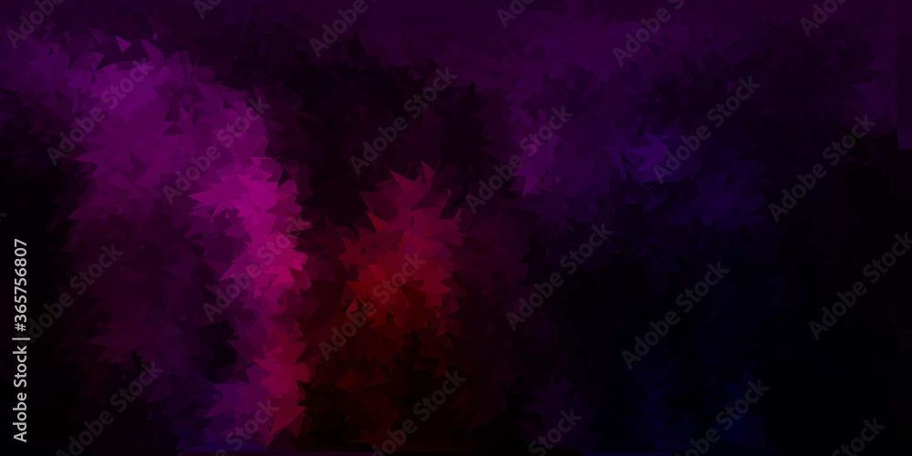 Dark pink, red vector polygonal background. Dark pink, red vector polygonal background.